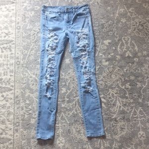 Super Distressed Skinnies